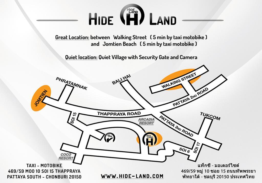 Hideland - The Luxury Tropical Villa Pattaya Bagian luar foto